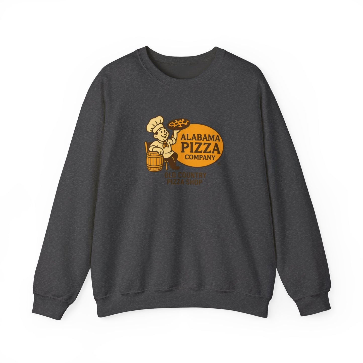 Alabama Pizza Company Crewneck Sweatshirt – Old Country Pizza Shop Vintage Logo