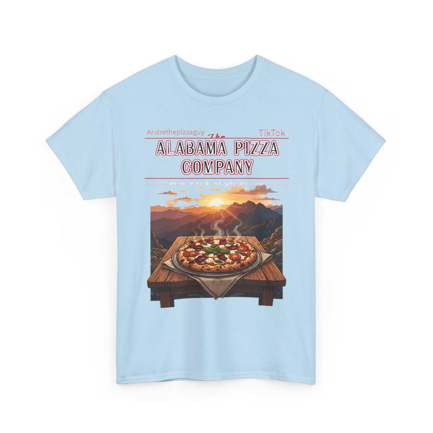 Alabama Pizza Company Tee – Scenic Mountain Pizza Graphic Shirt