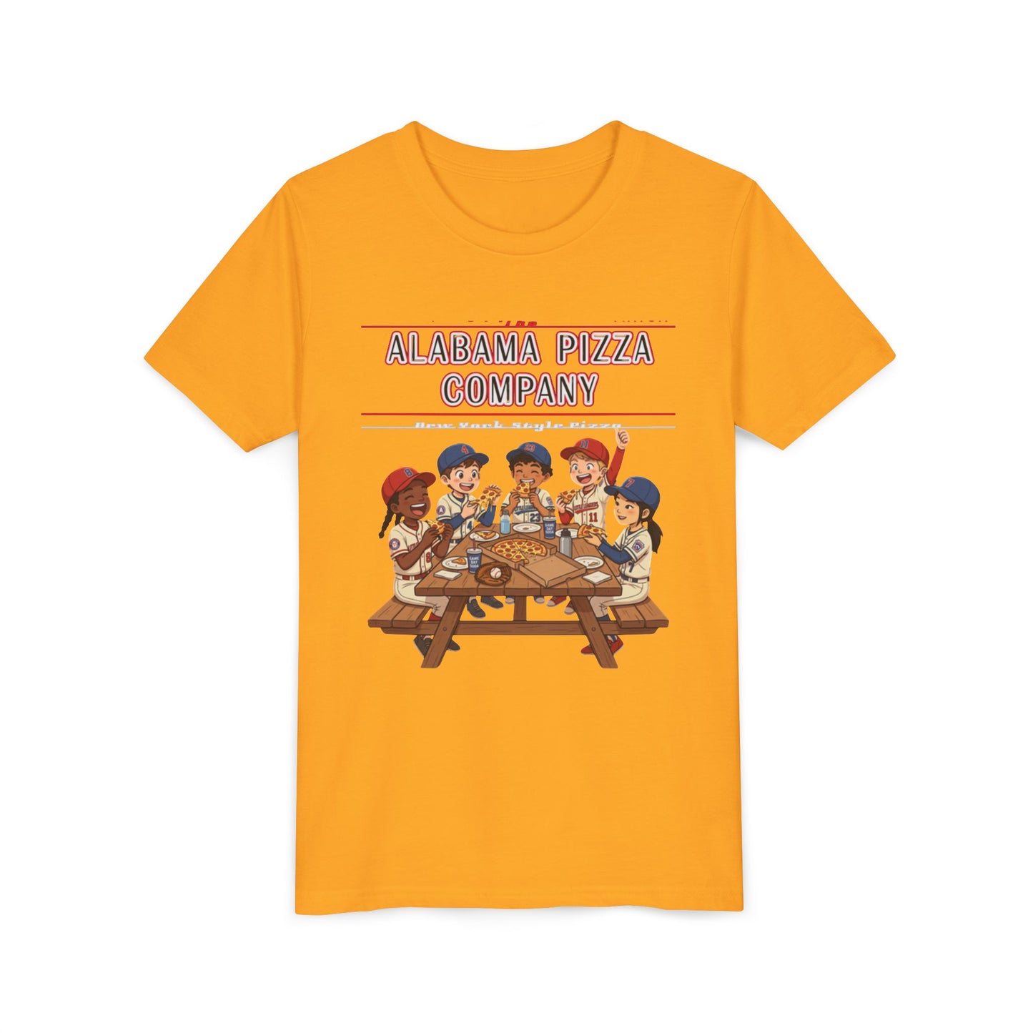 Youth Tee — Alabama Pizza Company Kids Pizza Party Shirt