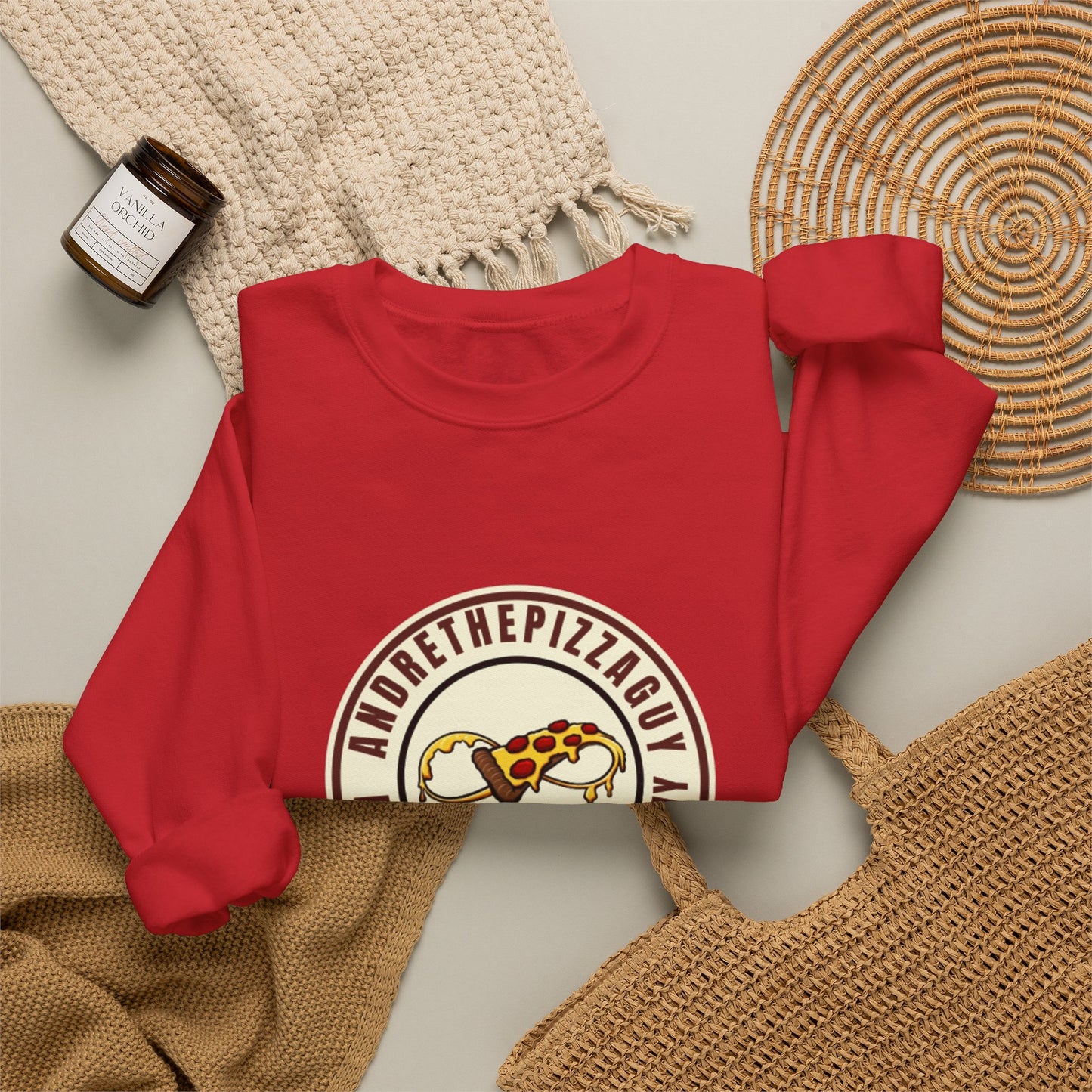 Pizza Logo Crewneck Sweatshirt – AndreyThePizzaGuy Alabama Pizza Company