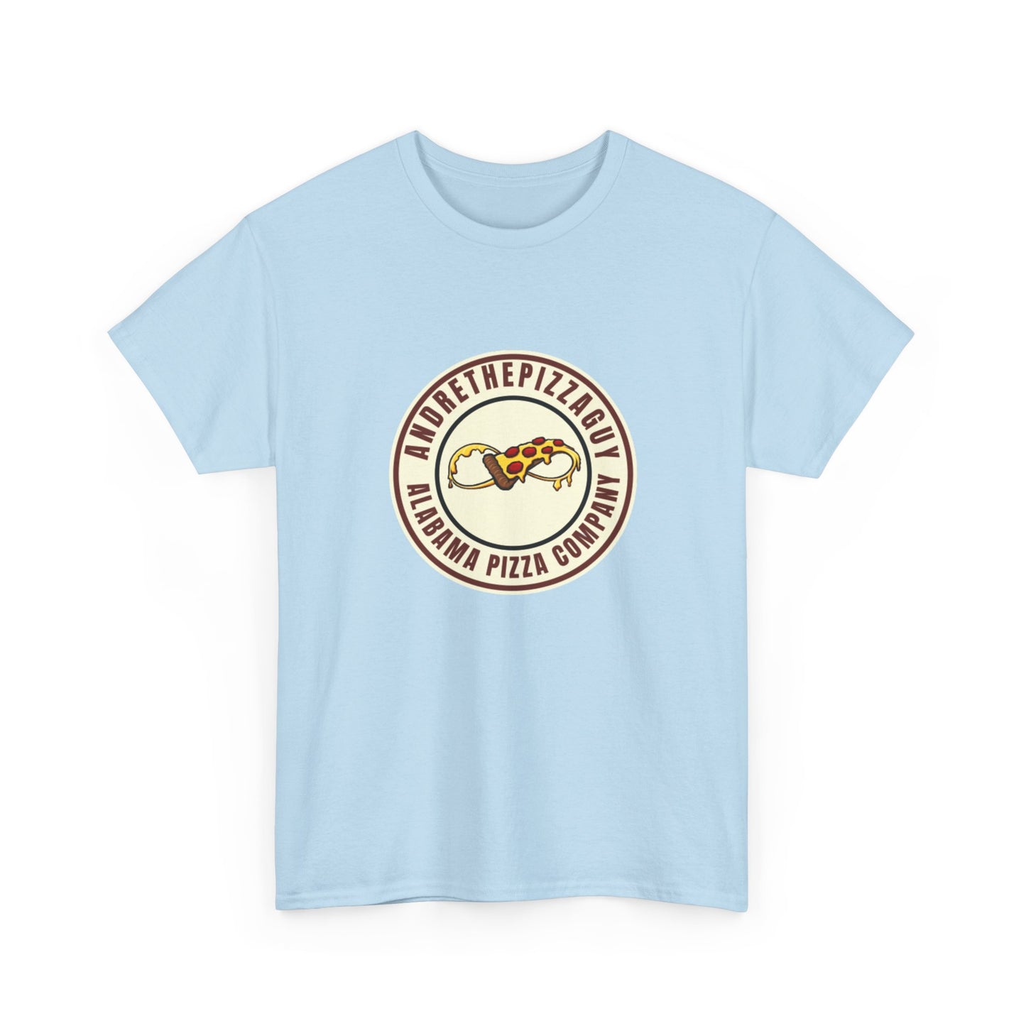 Pizza Company Logo Tee — Vintage Pepperoni Slice Graphic T-Shirt