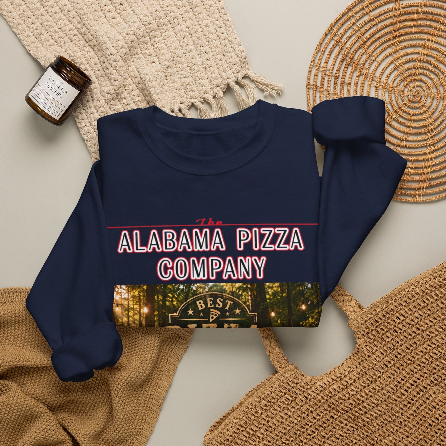 Alabama Pizza Company Sweatshirt — "Best Pizza in Alabama" Crewneck