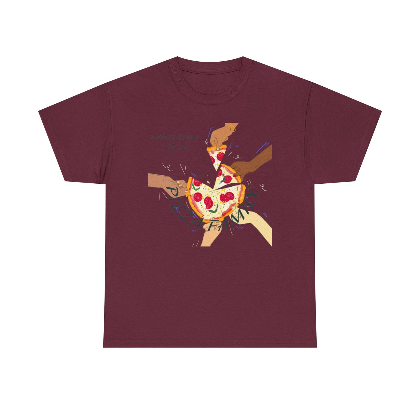 Pizza Family T-Shirt — Together Share Slice Graphic Tee