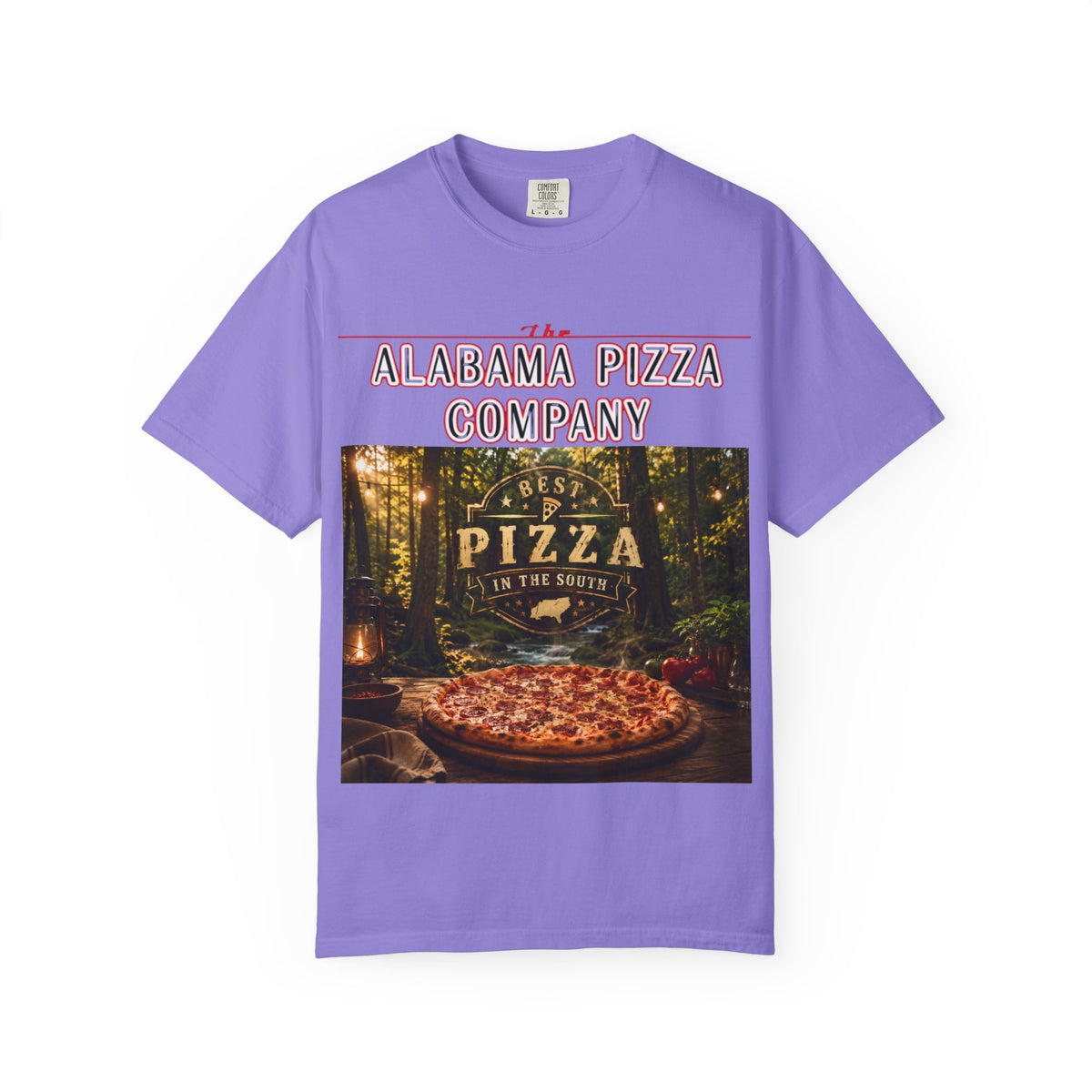 Alabama Pizza Company T-Shirt — Rustic Wood-Fired Pizza Graphic Tee