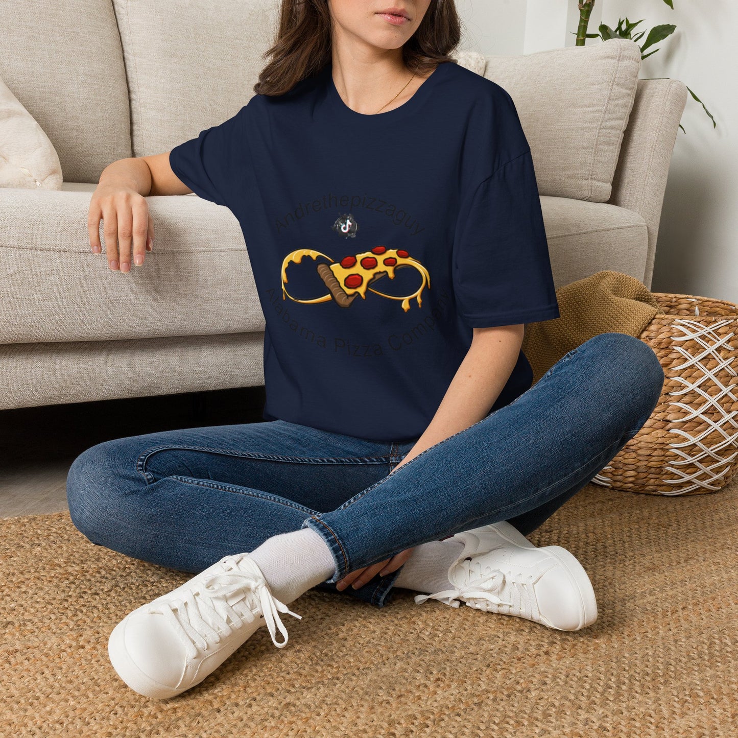 Pizza Logo T-Shirt — "Andrethepizzaguy" Alabama Pizza Company Tee