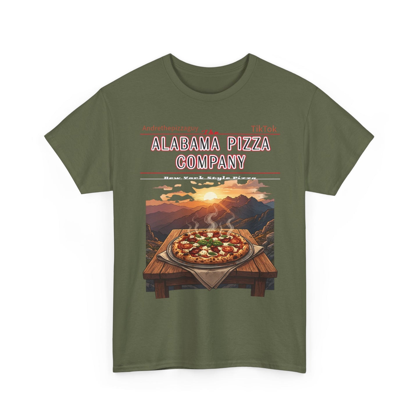 Alabama Pizza Company Tee – Scenic Mountain Pizza Graphic Shirt