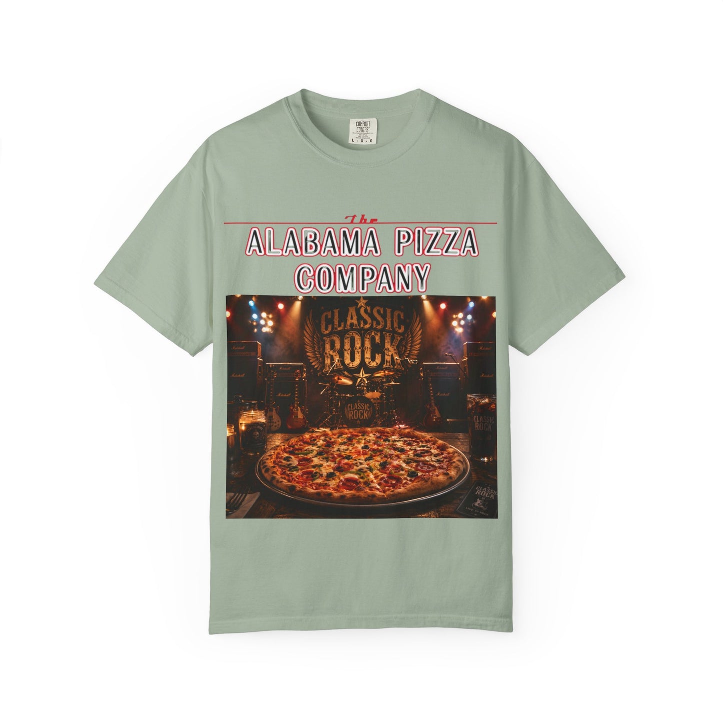 Pizza & Classic Rock T-Shirt — The Alabama Pizza Company Graphic Tee