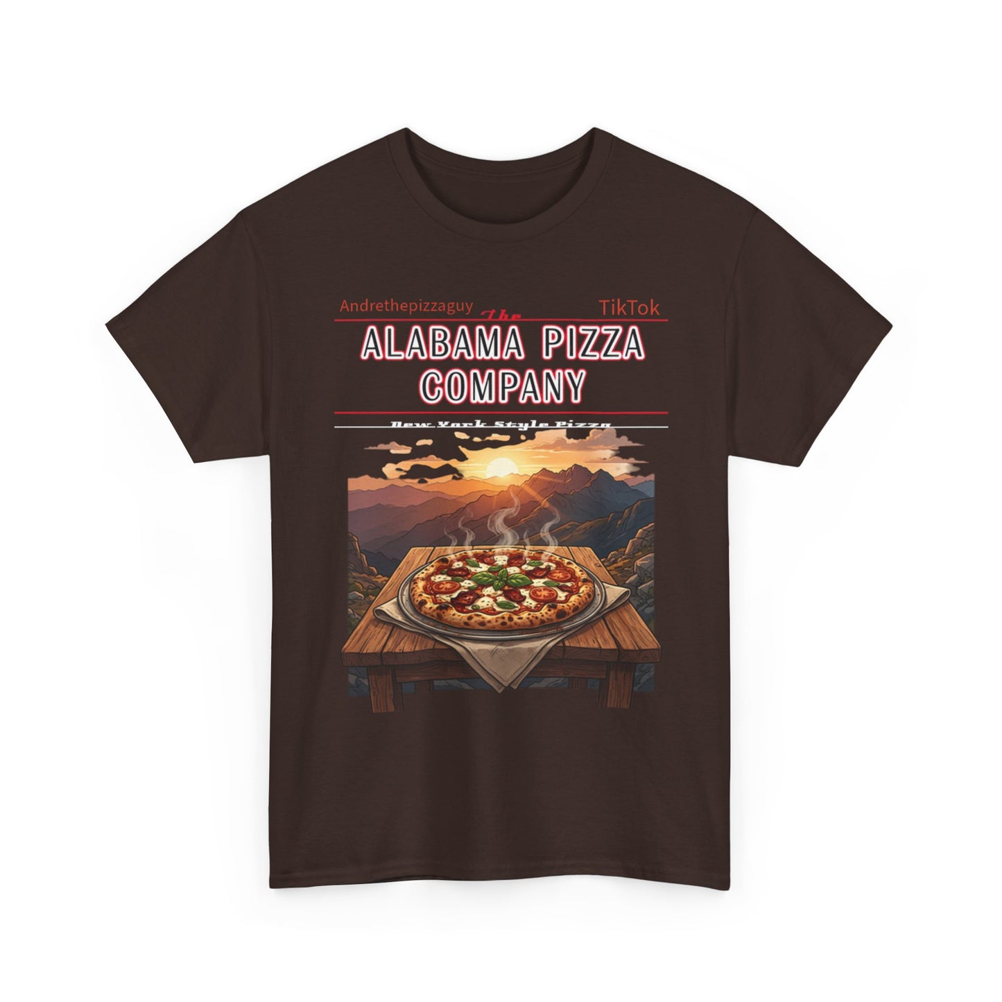 Alabama Pizza Company Tee – Scenic Mountain Pizza Graphic Shirt