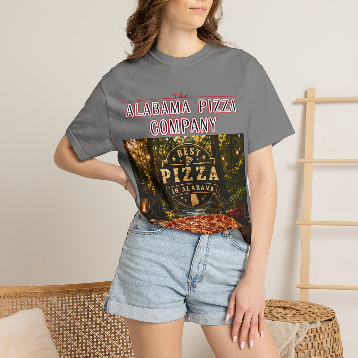 Alabama Pizza Company T‑Shirt – Best Pizza in Alabama Graphic Tee