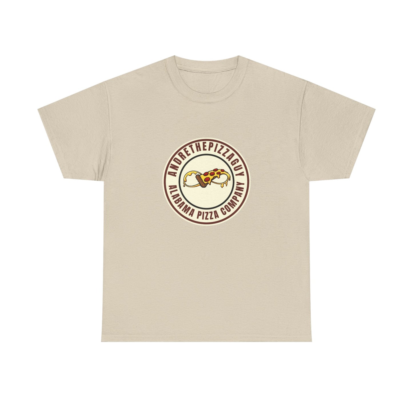 Pizza Company Logo Tee — Vintage Pepperoni Slice Graphic T-Shirt