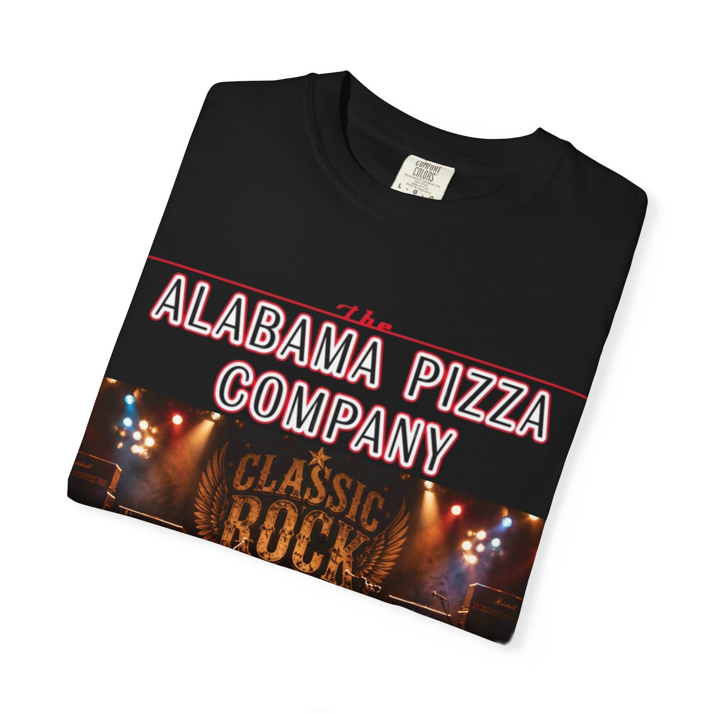 Pizza & Classic Rock T-Shirt — The Alabama Pizza Company Graphic Tee