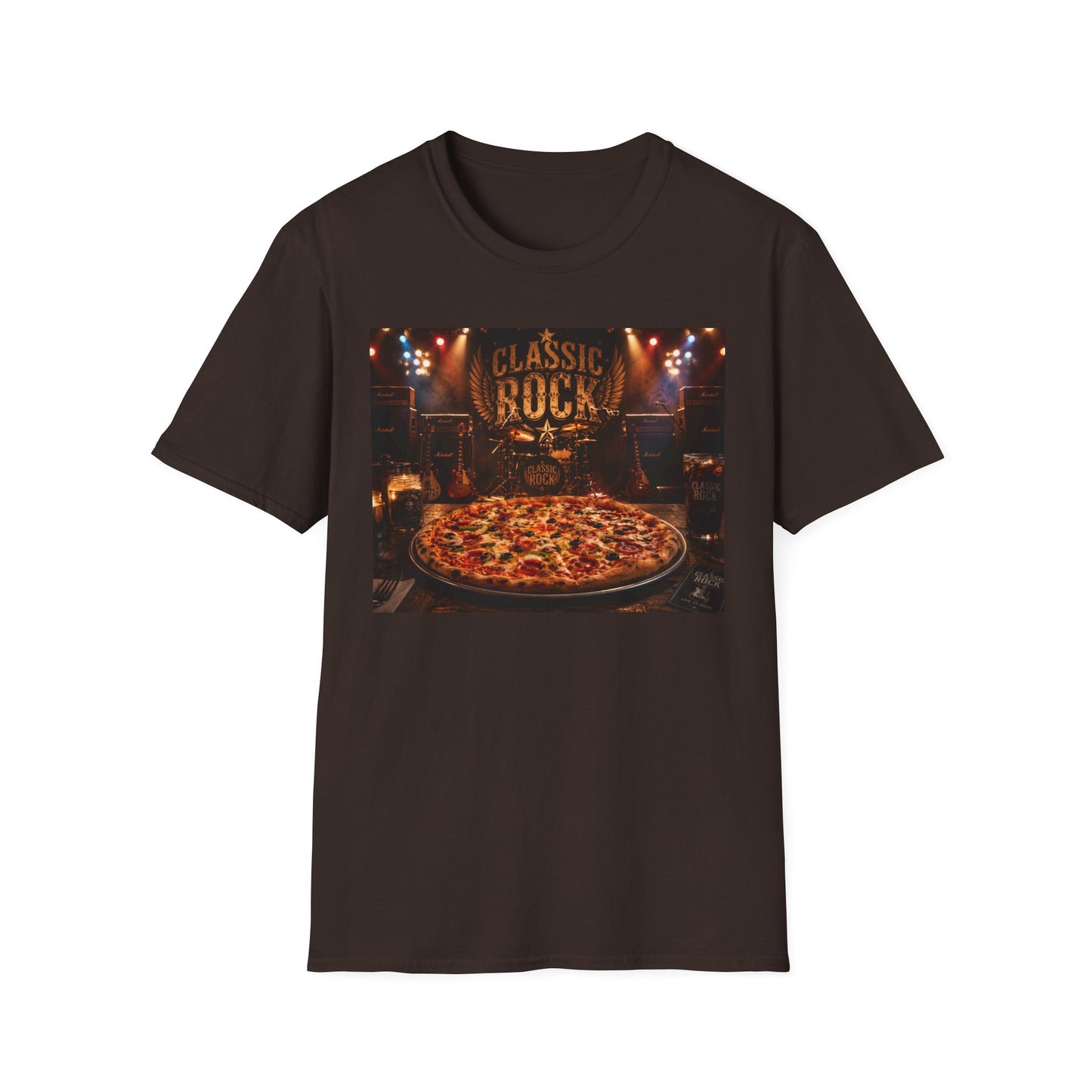 Classic Rock Pizza T-Shirt