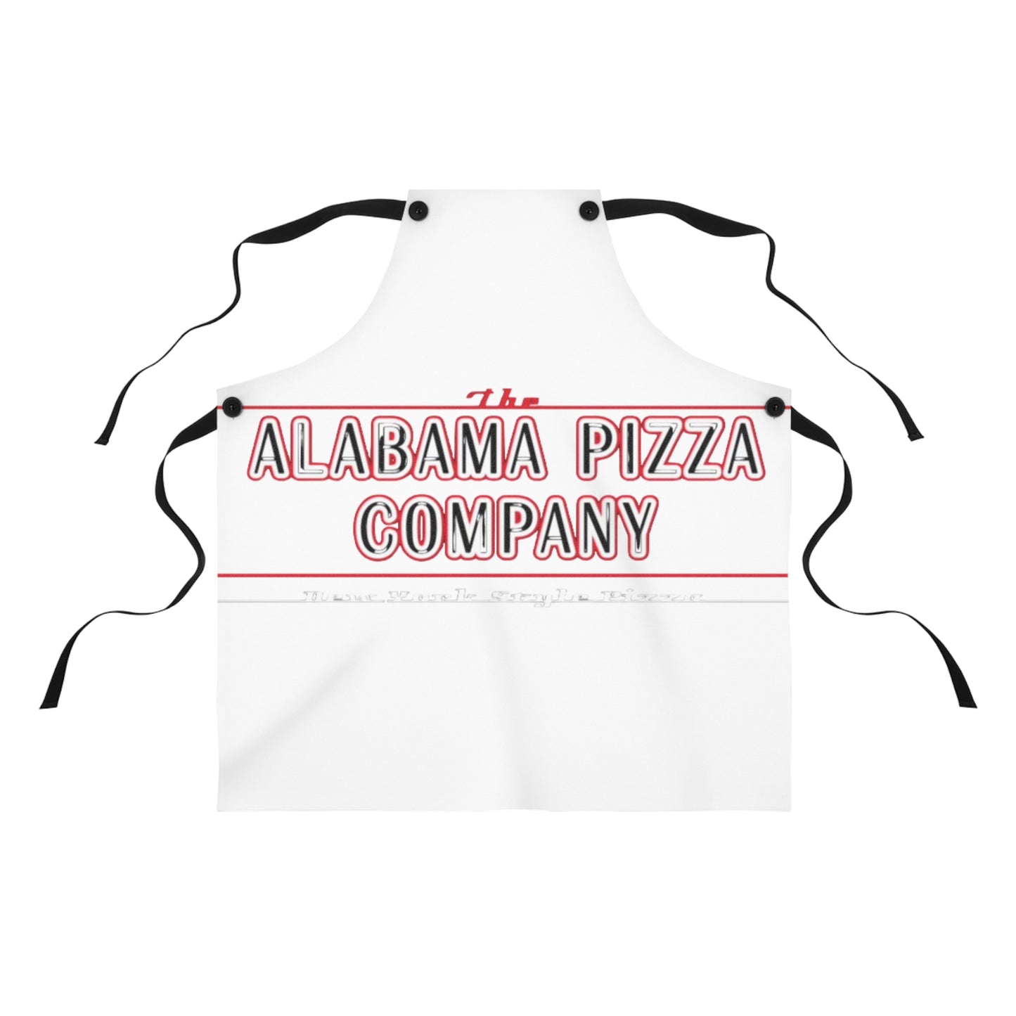 Apron — Alabama Pizza Company Retro Logo Kitchen Apron