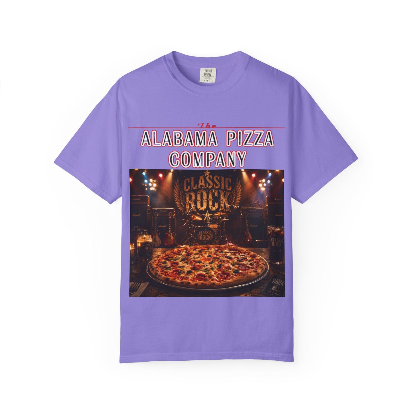 Pizza & Classic Rock T-Shirt — The Alabama Pizza Company Graphic Tee