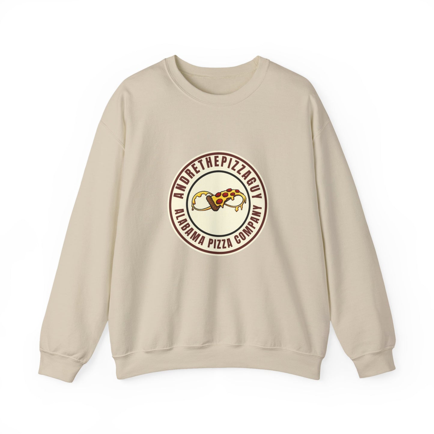 Pizza Logo Crewneck Sweatshirt – AndreyThePizzaGuy Alabama Pizza Company
