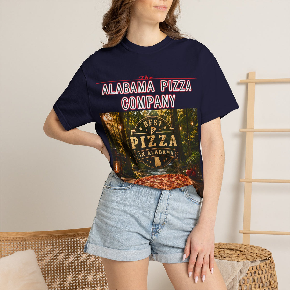 Alabama Pizza Company T‑Shirt – Best Pizza in Alabama Graphic Tee