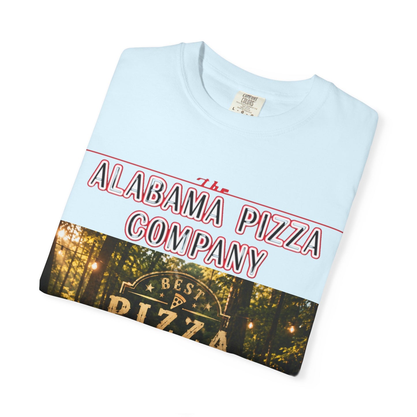 Alabama Pizza Company T-Shirt — Rustic Wood-Fired Pizza Graphic Tee