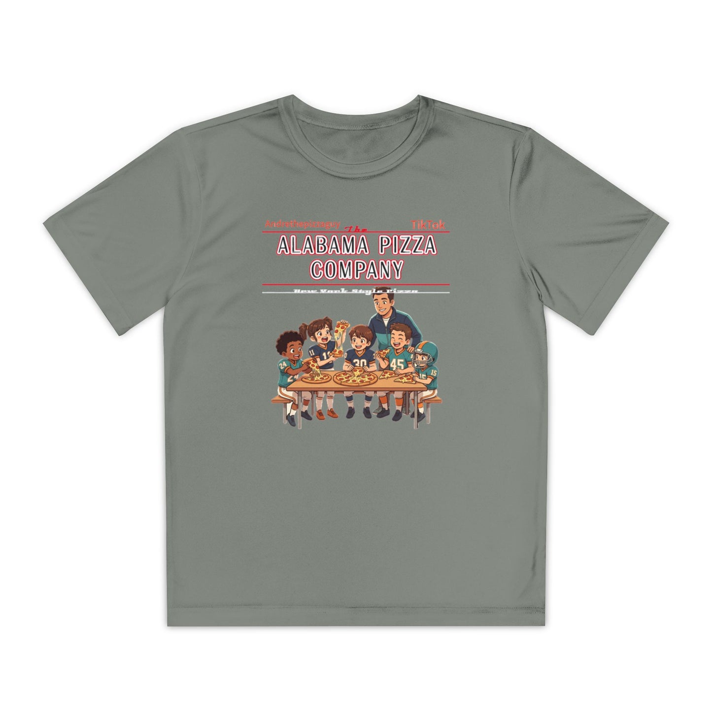 Alabama Pizza Company Kids Tee – Retro Pizza Night Graphic Youth T-Shirt
