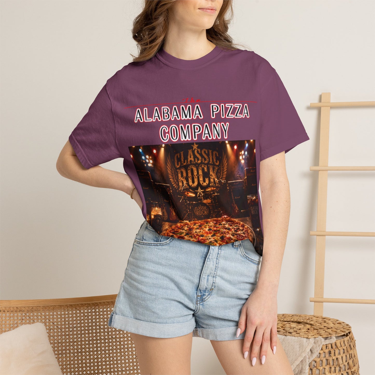 Pizza & Classic Rock T-Shirt — The Alabama Pizza Company Graphic Tee