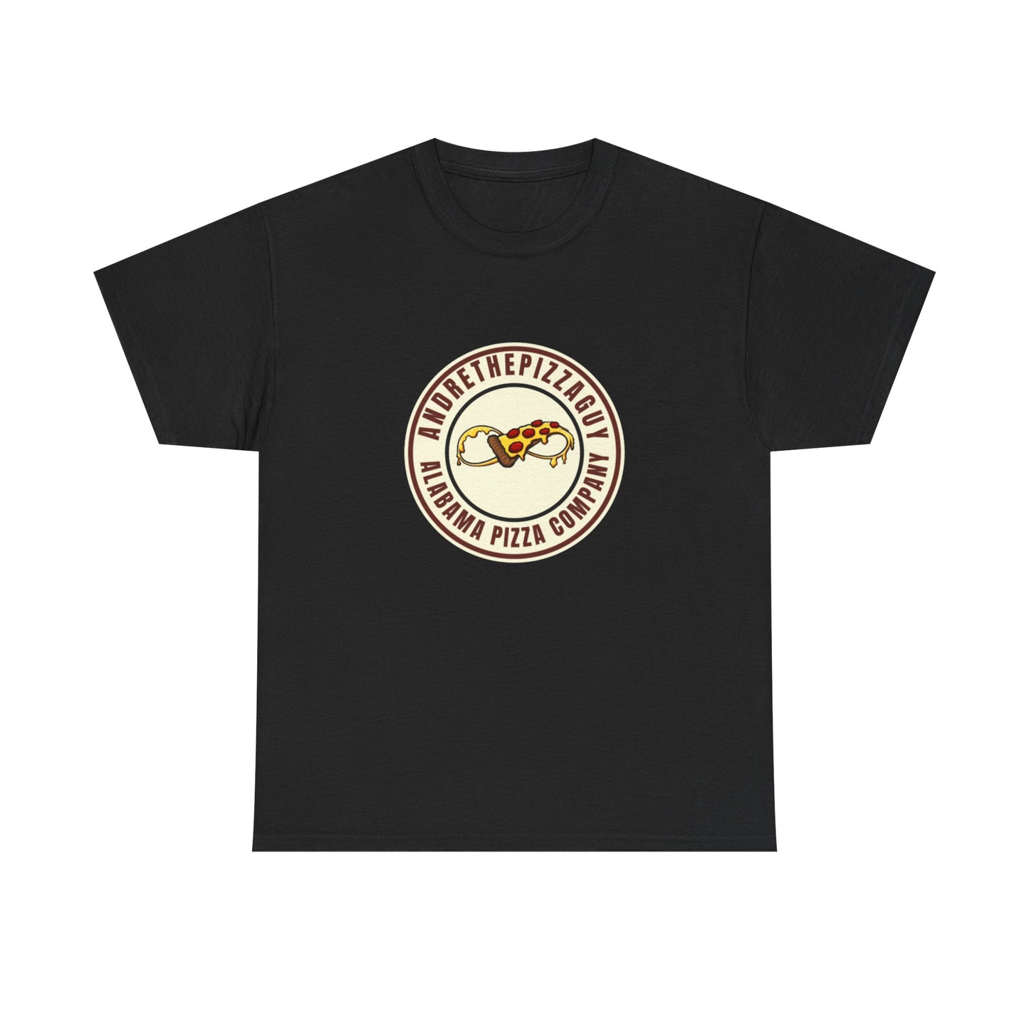 Pizza Company Logo Tee — Vintage Pepperoni Slice Graphic T-Shirt