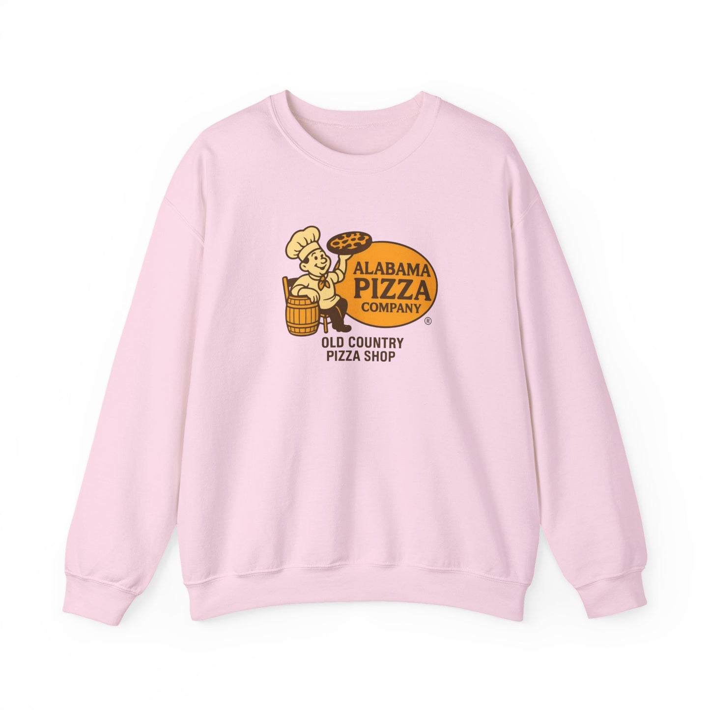 Alabama Pizza Company Crewneck Sweatshirt – Old Country Pizza Shop Vintage Logo