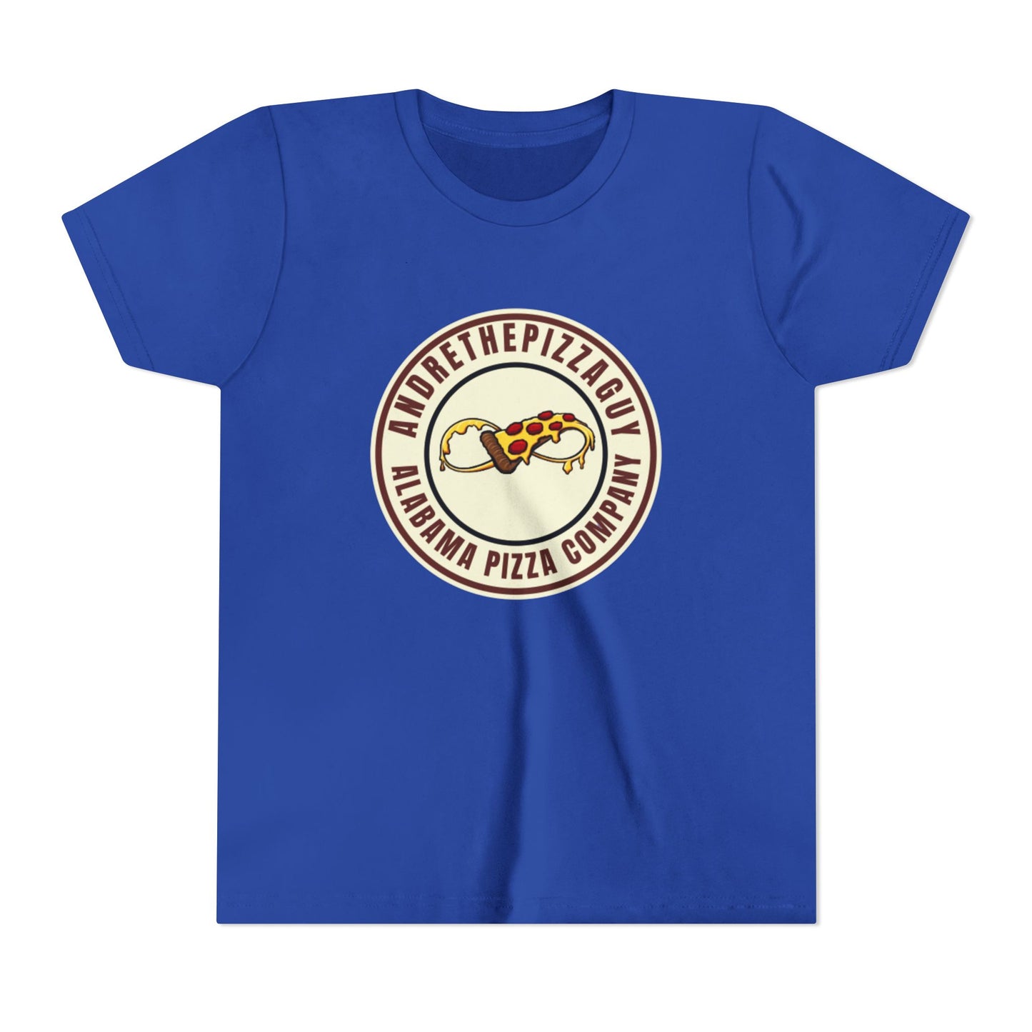 Youth T-Shirt — "AndreThePizzaGuy" Alabama Pizza Company Logo Tee